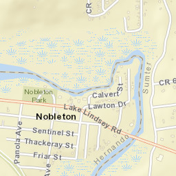 Nobleton Florida Street Map