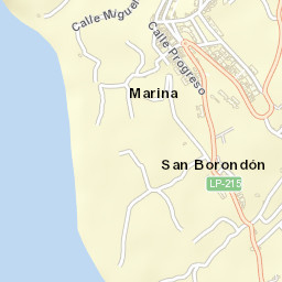 Tazacorte Street Map