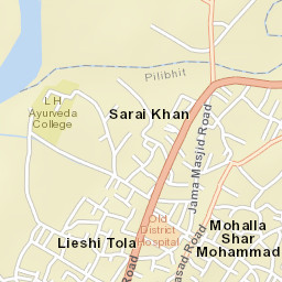 Jahanabad (Pilibhit) Street Map