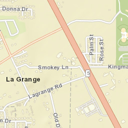 La Grange Florida Street Map