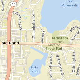 Maitland Florida Street Map