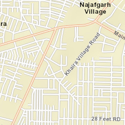 Najafgarh Street Map