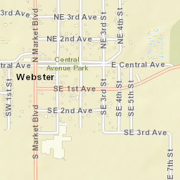 Webster Florida Street Map