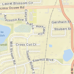 Clarcona Florida Street Map