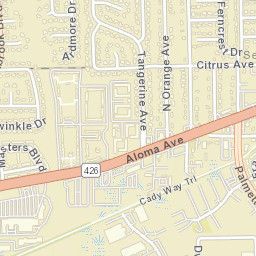 Goldenrod Florida Street Map