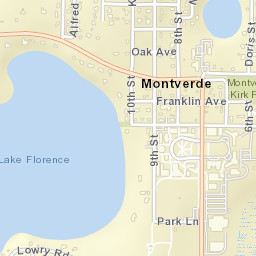 Montverde Florida Street Map