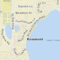 Rosemont Florida Street Map