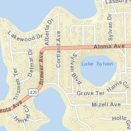 Winter Park Florida Street Map