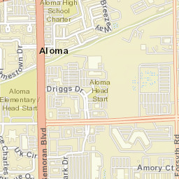 Aloma Florida Street Map