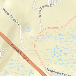 Waits Junction Florida Street Map