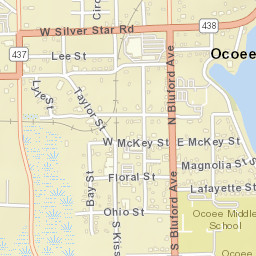 Ocoee Florida Street Map