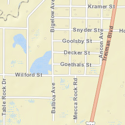 Terrell Florida Street Map