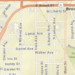 Brooksville Florida Street Map