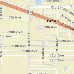 Bithlo Florida Street Map