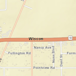 Wiscon Florida Street Map