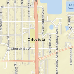 Orlovista Florida Street Map