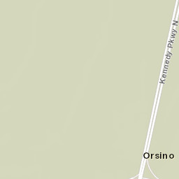 Orsino Florida Street Map
