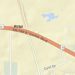 Rital Florida Street Map