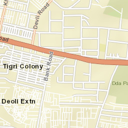 Tigri Street Map