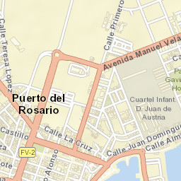 Puerto del Rosario Street Map
