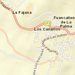 Fuencaliente de la Palma Street Map