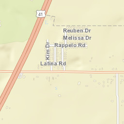 Powell Florida Street Map