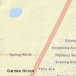 Garden Grove Florida Street Map