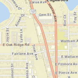 Pine Castle Florida Street Map