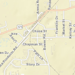 Lacoochee Florida Street Map