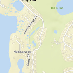Bay Hill Florida Street Map