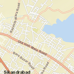 Sikandarabad Street Map