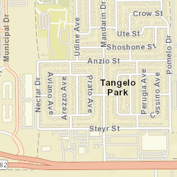 Tangelo Park Florida Street Map