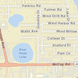 Belle Isle Florida Street Map