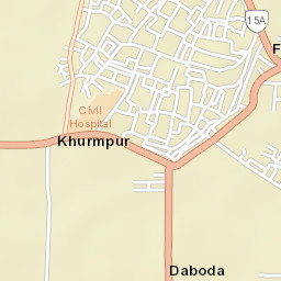 Farrukhnagar Street Map