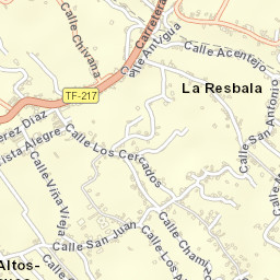 La Victoria de Acentejo Street Map