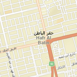 Hafar Al-Batin Street Map