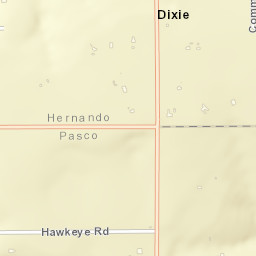 Dixie Florida Street Map