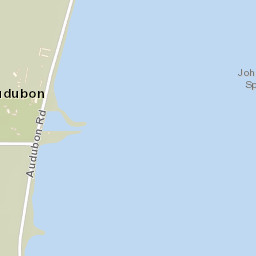 Audubon Florida Street Map