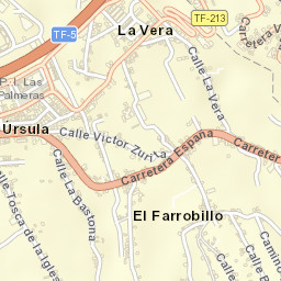 Santa Úrsula Street Map