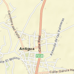 Antigua Street Map