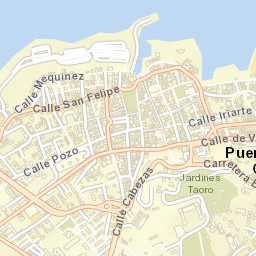 Puerto de la Cruz Street Map