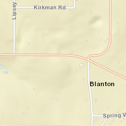 Blanton Florida Street Map