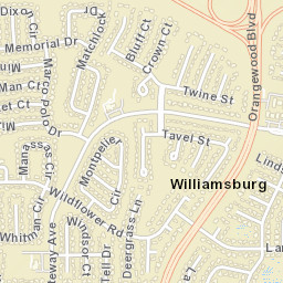 Williamsburg Florida Street Map