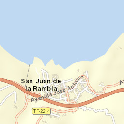San Juan de la Rambla Street Map