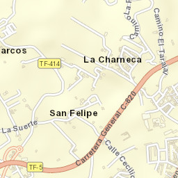 Icod de los Vinos Street Map