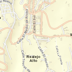 Realejo Alto Street Map