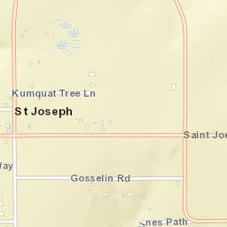 Saint Joseph Florida Street Map