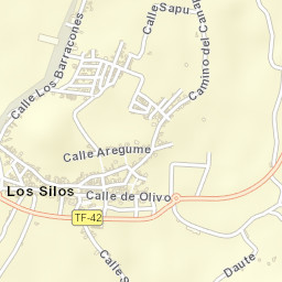 Los Silos Street Map
