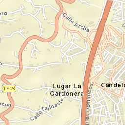 Candelaria Street Map