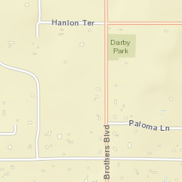 Darby Florida Street Map